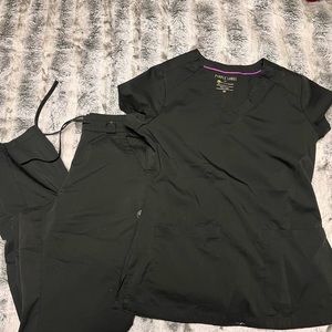 Purple label by Healing Hands scrub set